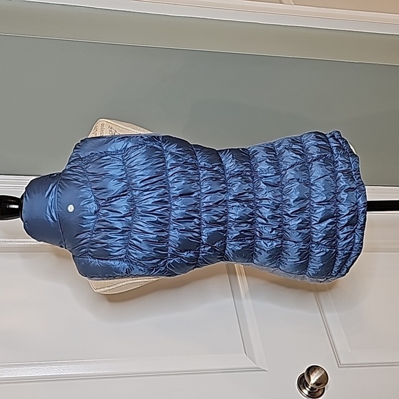 Tangerine Blue Duck Down Puffer Vest - Size Small - Picture 4 of 7